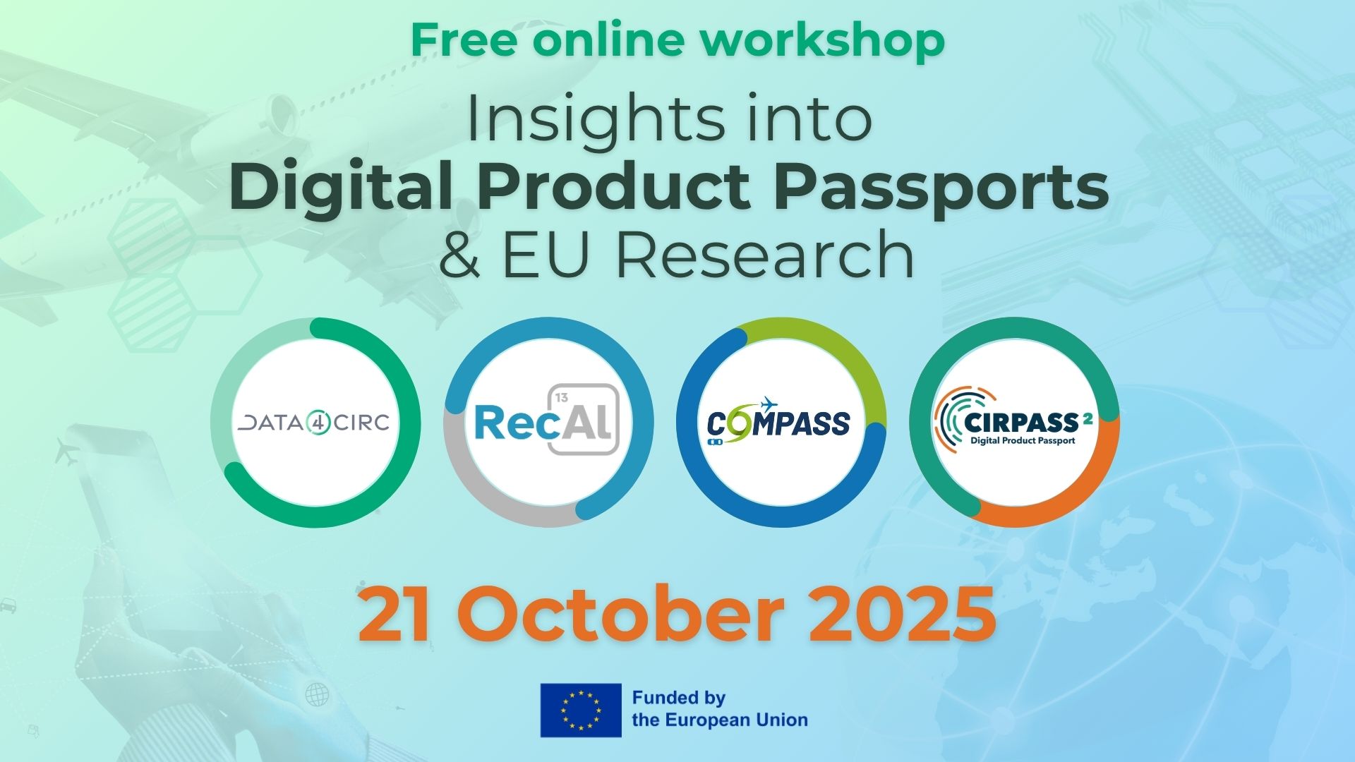 DPP & Horizon Europe Illustration of the difference between the linear economy and the circular economy